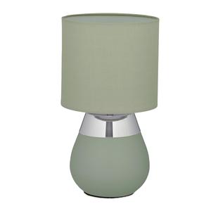 Настольная лампа Relaxdays зеленый, 18/18/32 см