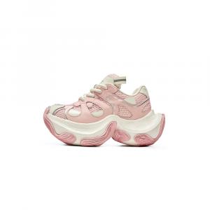 XMZY Dune Series Фенолфталеин Дышащие Влагоотводящие Низкие Массивные Кроссовки Женские Белый Персиковый Розовый, цвет White Peach Pink