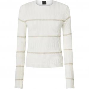 Полосатая футболка PINKO, белый