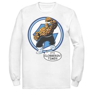 Мужская футболка Fantastic Four The Thing Clobberin' Time Circle Marvel