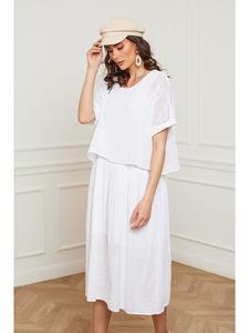 Платье до колена Fleur de Lin, белый