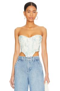 Топ Bardot Lila Bustier, цвет Water Floral