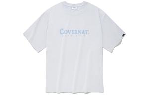 Футболка унисекс светло-серая COVERNAT, светло-серый