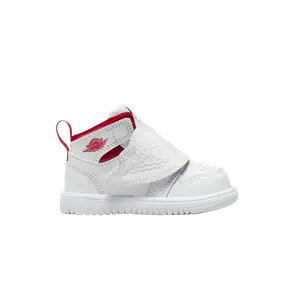 Кроссовки Air Jordan Sky Jordan 1 TD White Varsity Red, белый