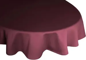 Вирт скатерть "НЬЮБЕРИ", овал Wirth 130х190 см, цвет aubergine