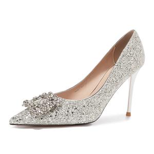 WEISHIBANGWEI Женские туфли на высоком каблуке Mercury, цвет Mercury