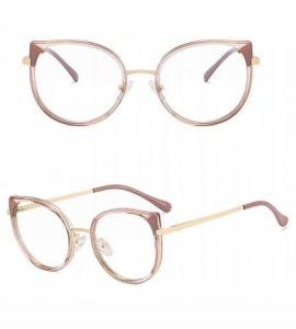 Твердые женские очки с прозрачными линзами для компьютера, гибкая УФ-оправа с синим светом, inna