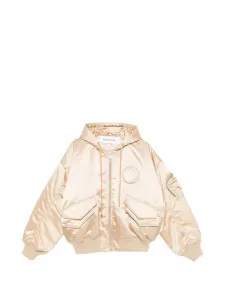 Бомбер оверсайз с капюшоном Études Studio, бежевый