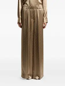 Брюки в горох Peserico, золотистый