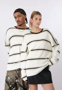 Джемпер унисекс Yourturn, Dark Brown/White