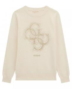 Свитер с длинными рукавами для больших девочек Guess, бежевый