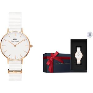 DW/DanielWellington Часы Daniel Wellington DW Women's Watch Wrist Watch Quartz Movement Canvas Strap 28MM White Dial Women's Watch