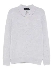 Кашемировая рубашка-поло Mr. Bessi arch4, серый