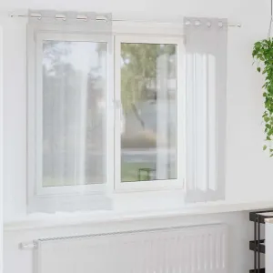 Шторы с драпировкой, 2 шт., светло-серые, 140 х 175 см, полиэстер, шторы и портьеры, дизайнерская мебель, новые. vidaXL