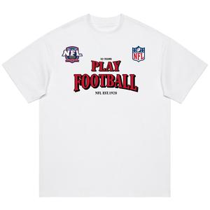 Футболка унисекс NFL, фиолетово-синяя