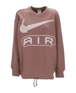 Легкий женский пуловер с круглым вырезом, дымчато-лиловый цвет. Nike, фиолетовый