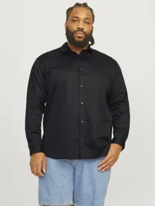 Рубашка с длинными рукавами Jack & Jones PlusSize "JJPRPARMA SHIRT L/S NOOS PLS", черный