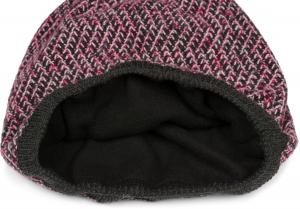 Кепка styleBREAKER Strick Beanie, цвет Dunkelgrau Pink