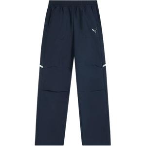 Детские вязаные спортивные штаны PUMA, синий