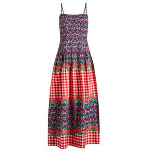 Платье миди Kelia Damson Madder, мультиколор