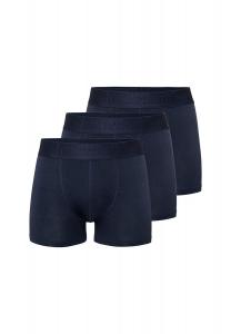 Шорты/брюки в стиле ретро, ​​комплект из 3 бамбуковых штанов Resteröds, темно-синий