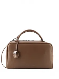 Сумка-тоут Boston Explorer с верхней ручкой Brunello Cucinelli, коричневый