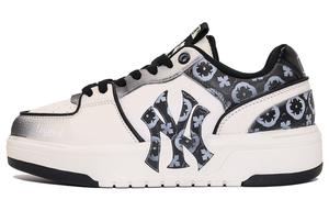 MLB Толстые кроссовки для скейтбординга с устойчивостью к истиранию, увеличивающие рост, низкие, Unisex, Black Blue