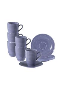 Набор из 6 чашек с блюдцами Beat Color Glaze 350 мл Beat Seltmann Weiden, сиреневый