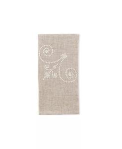 Салфетка с французской вышивкой Perle, 19 x 19 дюймов Lenox, бежевый