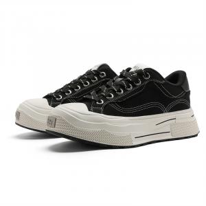 MUYI Низкие повседневные туфли унисекс черного цвета