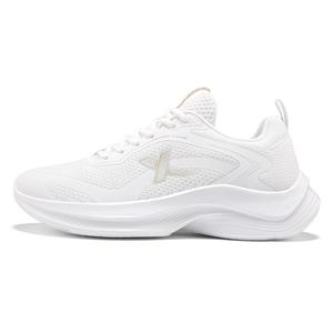 XTEP Кроссовки женские, парусные, белые, с низким верхом, с амортизаторами и противоскользящим покрытием