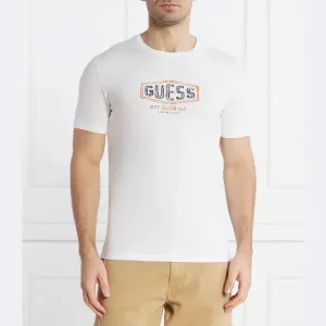 Облегающая футболка Guess, белый