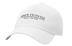 Бейсболка мужская белая EMPORIO ARMANI