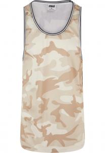 Майка Urban Classics Shirt Camo, цвет camel/sand/dark beige