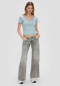 Базовая футболка MIT SPITZEN-DETAILS QS, мята