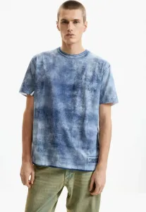 Укороченная футболка с принтом микки мауса Desigual, Blue