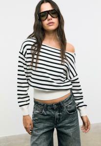 Джемпер Stradivarius Jumper, Beige/Off-White