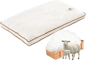 YOUR MOON Подушка Moon Soft Organic Wool низкопрофильная для сна на спине и животе Off White-soft