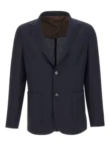 Пиджак на двух пуговицах Barba, синий