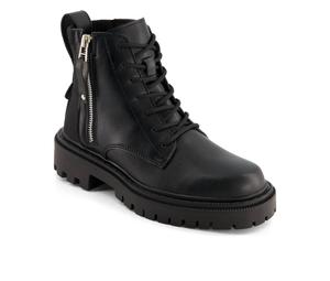 Женские ботильоны с боковой молнией, черные Andrea, черный