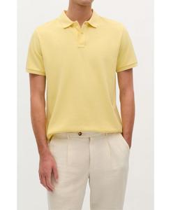 Мужская базовая футболка-поло Scalpers, Light/pastel yellow
