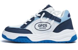 Кроссовки GOLFCROSS Skateboarding Shoes Unisex Mid-top, белый/синий