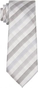 Мужской узкий галстук-бабочка в тональную клетку Calvin Klein, Steel