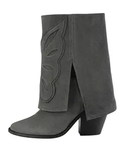 Ковбойские сапоги L37, серый