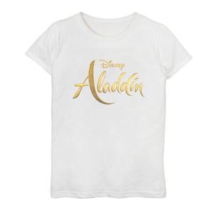 Футболка с логотипом Disney's Aladdin для девочек 7–16 лет Licensed Character, белый