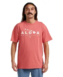 Мужская футболка Hi Island Lock Quiksilver, красный