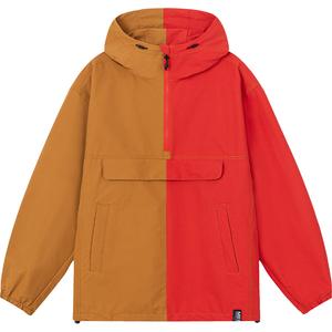 Merrell Куртка унисекс, хаки, оранжевые, с капюшоном, средней плотности, другие