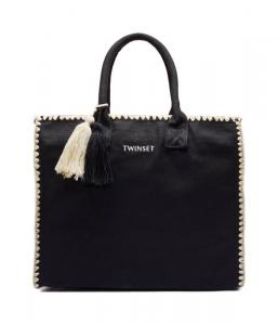 Сумка женская Twinset U&B пляжная, черный