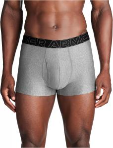 Under Armour мужские боксеры Multi-Pack Performance Tech Trunk, боксеры с ластовицей 3", ультрамягкие, Steel Heather - Core 3-Pack