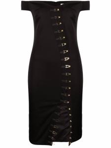 Murmur платье миди с открытыми плечами, черный